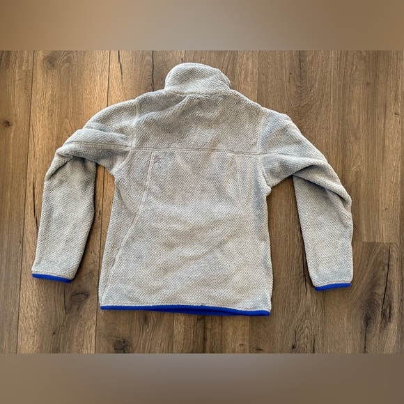 Patagonia Polartec Thermal Pro Womens Jacket Gray Blue Sweater Pullover XXS - Picture 2 of 9